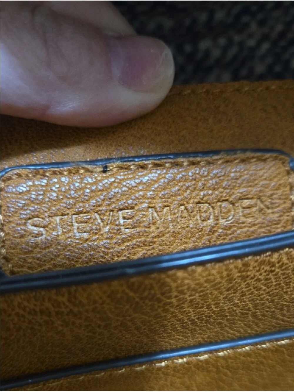 Steve Madden Tooled & Studded  Crossbody Bag